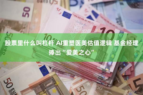 股票里什么叫杠杆 AI重塑医美估值逻辑 基金经理捧出“爱美之心”