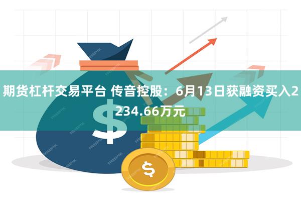 期货杠杆交易平台 传音控股：6月13日获融资买入2234.66万元