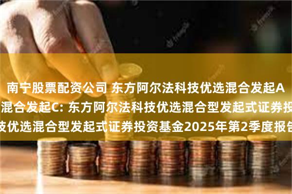 南宁股票配资公司 东方阿尔法科技优选混合发起A,东方阿尔法科技优选混合发起C: 东方阿尔法科技优选混合型发起式证券投资基金2025年第2季度报告