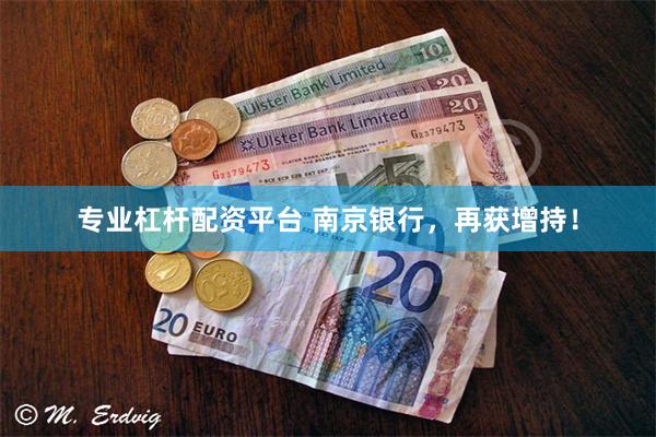 专业杠杆配资平台 南京银行，再获增持！